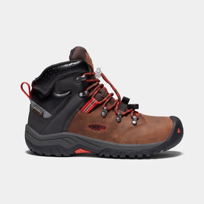 Keen Torino II Waterproof Kids Snow Boots Brown/Black NZ Sale (8302-PYJHI)